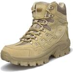 Chaussures de randonnée jaune sable légères Pointure 46 look militaire pour homme 
