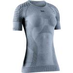 T-shirts X-Bionic gris anthracite à manches courtes à manches courtes Taille M pour femme 