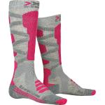 Chaussettes X-Socks grises en laine de mérinos de ski Taille S look sportif pour femme 