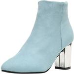 Chaussures de randonnée bleu ciel en microfibre imperméables Pointure 43 look fashion pour femme 
