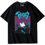 xhomeshop Anime Berserk Guts imprimé T-Shirt Casual Summer Berserk Short Sleeve Guts T-Shirt pour Femmes et Hommes