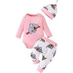Pyjamas noël roses en velours Taille naissance look Kawaii pour bébé de la boutique en ligne Amazon.fr 