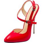 Escarpins talon aiguille rouges respirants à talons aiguilles Pointure 43 look fashion pour femme 