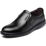 Chaussures de travail  noires à bouts ronds Pointure 43 look fashion pour homme 