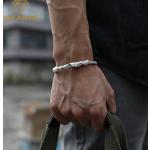 Bracelets argentés ethnique style ethnique pour homme en promo 