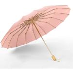 Parapluies pliants roses look fashion pour femme 