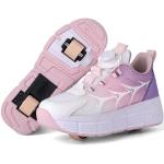 Chaussures de skate  roses respirantes Pointure 35 look fashion pour fille 