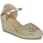 Sandales Xti dorées Pointure 41 avec un talon entre 7 et 9cm pour femme 