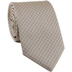 Cravates de mariage beiges à carreaux Taille M look fashion pour homme 