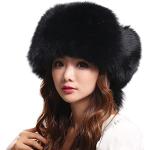Chapeaux noirs à motif moutons 56 cm Taille 3 XL look fashion pour femme 
