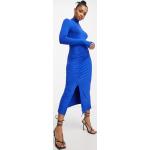 Robes Yas bleues à manches longues mi-longues à manches longues Taille M pour femme en promo 