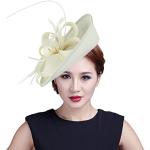 Chapeaux de mariage Y-Boa beiges Tailles uniques look fashion pour femme 