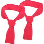 Cravates rouges en mousseline à motif papillons look fashion pour homme 
