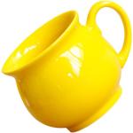 Tasses cappuccino jaunes en céramique 