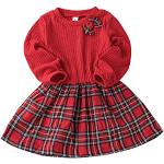 Robes écossaises rouges à sequins Taille 3 ans look fashion pour fille de la boutique en ligne Amazon.fr 