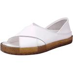 Sandales à talons blanc d'ivoire en cuir à talons aiguilles Pointure 39 look sexy pour femme 