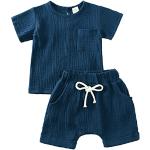 Pyjamas noël bleues foncé look fashion pour garçon de la boutique en ligne Amazon.fr 