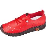 Sandales rouges en cuir à motif lapins en cuir thermiques pour pieds larges Pointure 39 look fashion pour femme 
