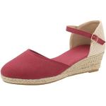 Sandales rouges en cuir à motif lapins en cuir Pointure 37 look fashion pour femme 