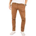 Pantalons chino camel stretch W38 look business pour homme 