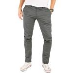 Pantalons chino gris stretch W38 look business pour homme 
