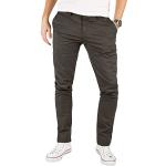 Pantalons chino gris stretch W34 look business pour homme 