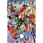 Posters de manga multicolores Naruto 
