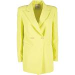 Blazers Yes Zee jaunes en polyester Taille M pour femme 
