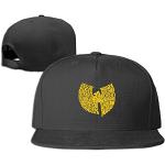 Yhsuk WU Tang Unisex Fashion Cool Adjustable Snapback Baseball Cap Hat One Size Black