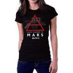 YILIN 30 Thirty Seconds to Mars Symbol 30Stm Logo Women T-Shirt Black M