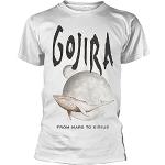 YILIN Gojira 'from Mars to Sirius' Organic' T Shirt White L