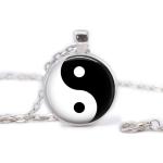 Ying Yang Collier Ying Pendentif Yoga Bijoux Balance Bon Karma Bonne Chance Feng Shui Pleine Conscience Cadeau Spirituel
