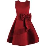 Robes de soirée Yizyif rouge bordeaux en satin à motif papillons lavable à la main Taille 6 ans look fashion pour fille de la boutique en ligne Amazon.fr 