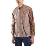 Chemises YMC marron patchwork à carreaux Taille XL look casual 