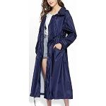 Vestes imperméables bleues imperméables coupe-vents Taille XL tall look fashion pour femme 