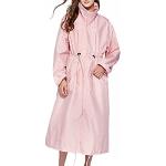 Vestes de pluie roses imperméables coupe-vents Taille L tall look fashion pour femme 