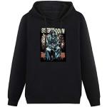 YNW Unisex Sweatshirt New Type System System of The Down SOAD Mask NTS 248 New Brand Printed Hooded with Drawstring Pockets Black L