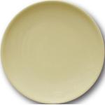 Assiettes en porcelaine blanc crème en porcelaine en lot de 6 diamètre 21 cm 