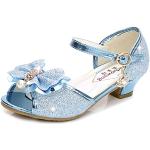 Sandales à talons bleues à paillettes Pointure 37 look fashion pour femme 