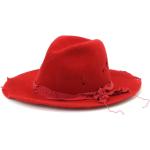 Chapeaux Fedora Yohji Yamamoto rouges Tailles uniques pour homme 
