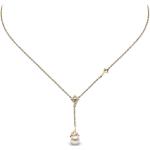 Yoko London collier Trend en or jaune 18ct orné de perles d'eau douce et de diamants