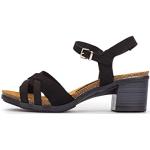 Sandales à talons Yokono noires Pointure 39 look fashion pour femme 