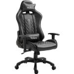 Yoleo Chaise de bureau GAMING fauteuil ergonomique avec coussins - noir