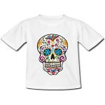 T-shirts Yonacrea blancs à motif dia de los Muertos Taille 18 mois look fashion pour garçon de la boutique en ligne Amazon.fr 