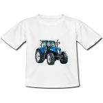 T-shirts Yonacrea blancs à motif tracteurs Taille 3 mois look fashion pour garçon de la boutique en ligne Amazon.fr 