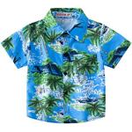 Chemises hawaiennes vertes en polyester look fashion pour garçon de la boutique en ligne Amazon.fr 