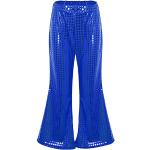 Pantalons de sport bleus à sequins look fashion pour fille de la boutique en ligne Amazon.fr 