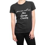 You Can Call Me Mrs George Clooney T-Shirt (Black, L)