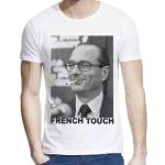 YouDesign T-Shirt imprimé Jacques-Chirac french touch 644 - S