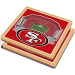 YouTheFan NFL San Francisco 49ers Dessous de Verre 3D StadiumView – Levi's Stadium